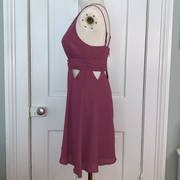 BCBG CUTOUT MINI DRESS STRAPPY BACK - Picture 4 of 9